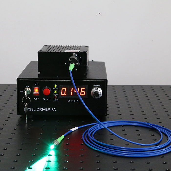 505nm 700mW Fiber Coupled Laser Green Laser Beam CW/TTL/Analog